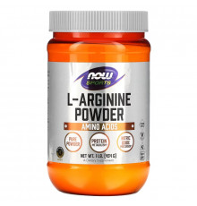 Now Foods, Порошок L-аргинин, 1 фунт (454 g)