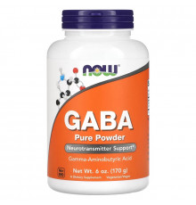 Now Foods, ГАМК, чистый порошок, 170 г
