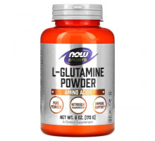 NOW Foods, Sports, L-глютамин в порошке, 170 г (6 унций)