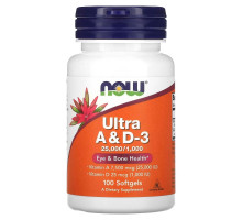 Now Foods Ультра A & D-3 25000/1000 МЕ 100 мягких капсул