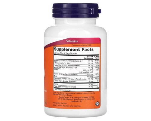 Now Foods В-100 100 капсул Now Foods В-100 100 капсул