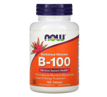 Now Foods B-100 с замедленным высвобождением 100 таблеток