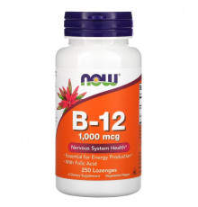 Now Foods B-12 1000 мкг 250 леденцов