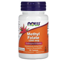 Now Foods, Methyl Folate , 1,000 mcg, 90 Tablets