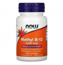 Now Foods Метил B-12 5000 мкг 120 леденцов