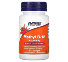 Now Foods Метил B- 12 5000 мкг  60 таблеток для рассасывания