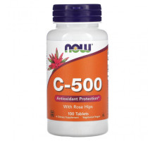 Витамин C C-500 with Rose Hips, 100 Tablets