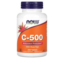 Now Foods C-500 с шиповником 250 таблеток