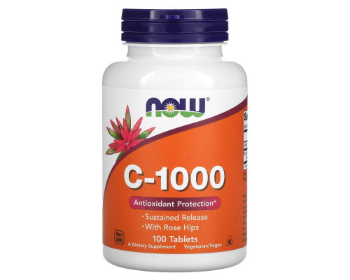 Now Foods, C-1000, 100 таблеток Now Foods, C-1000, 100 таблеток