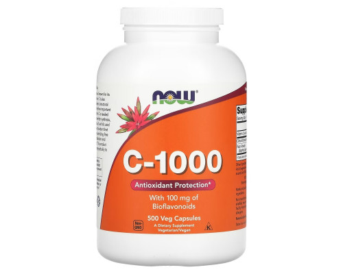 Now Foods Витамин С-1000 500 капсул Now Foods Витамин С-1000 500 капсул