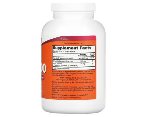 Now Foods Витамин С-1000 500 капсул Now Foods Витамин С-1000 500 капсул
