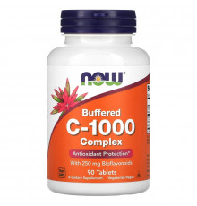 NOW Foods, Buffered C-1000 Complex, 90 Tablets