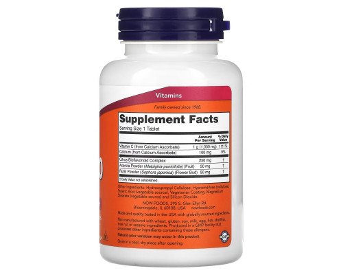 NOW Foods, Buffered C-1000 Complex, 90 Tablets NOW Foods, Buffered C-1000 Complex, 90 Tablets