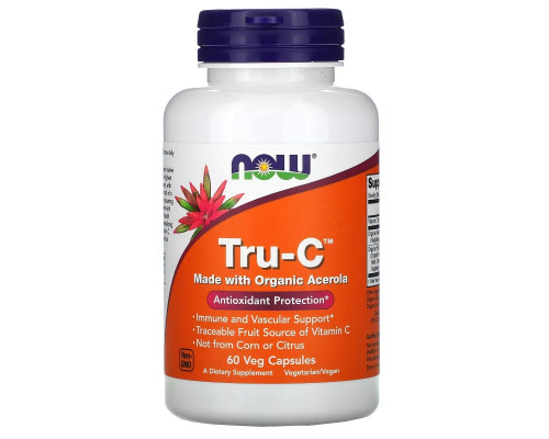 Now Foods, Tru-C, 60 Veg Capsules Now Foods, Tru-C, 60 Veg Capsules