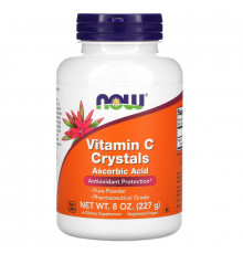 Now Foods, Витамин C в кристаллах, 8 унций (227 г)