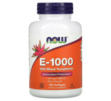 Now Foods, E-1000, 100 мягких таблеток