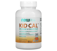 Now Foods Kid Cal жевательные витамины апельсин с кислинкой 100 жевательных пастилок