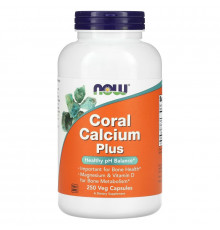 Now Foods Coral Calcium Plus 250 вегетарианских капсул