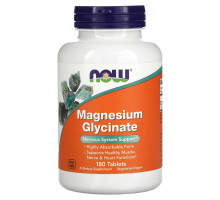 Now Foods, Magnesium Glycinate, 180 Tablets
