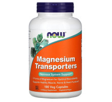 Now Foods, Magnesium Transporters, 180 Veg Capsules