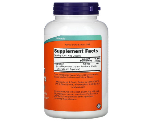Now Foods, Magnesium Transporters, 180 Veg Capsules Now Foods, Magnesium Transporters, 180 Veg Capsules