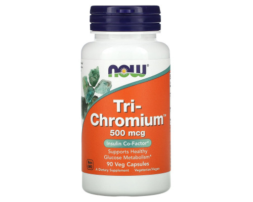 Now Foods Tri-Chromium 500 мкг 90 вегетарианских капсул Now Foods Tri-Chromium 500 мкг 90 вегетарианских капсул