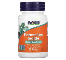 Now Foods Йодид калия 30 мг 60 таблеток