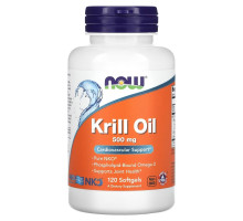 Now Foods Рыбий жир из криля Нептун (NKO) 500 мг 120 мягких желатиновых капсул