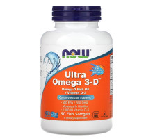 Now Foods, Ultra Omega 3-D, 90 Softgels