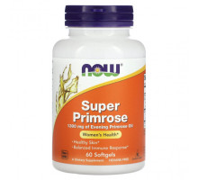 Женское здоровье NOW Foods, Super Primrose, масло примулы, 1300 мг, 60 капсул