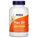 Now Foods, Organic Flax Oil, 1000mg - Vegan Formula, 120 Veggie Softgels