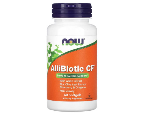 Now Foods Аллибиотик CF 60 мягких капсул Now Foods Аллибиотик CF 60 мягких капсул