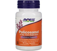 Now Foods Policosanol 10 мг 90 вегетарианских капсул