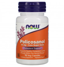 Now Foods Policosanol 10 мг 90 вегетарианских капсул