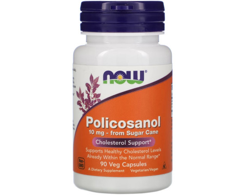 Now Foods Policosanol 10 мг 90 вегетарианских капсул Now Foods Policosanol 10 мг 90 вегетарианских капсул