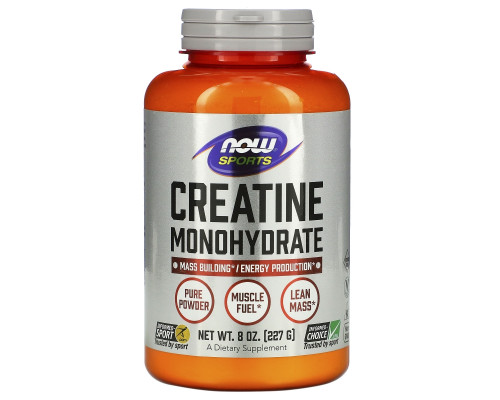 Now Foods Моногидрат креатина 227 г Now Foods Моногидрат креатина 227 г