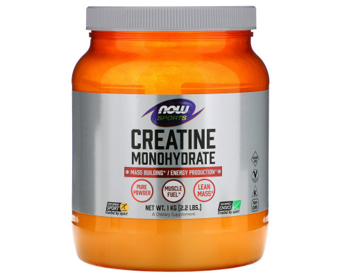 Now Foods Спорт креатин моногидрат 100% чистый порошок 22 фунта (1 кг) Now Foods Спорт креатин моногидрат 100% чистый порошок 22 фунта (1 кг)