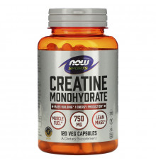 Now Foods Sports Моногидрат креатина 750 мг 120 капсул