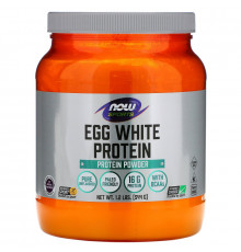 Now Foods, Egg White Protein, Protein Powder, 1.2 lbs (544 g)