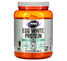 Now Foods Обогащенный яичный белок с шоколадом 1.5 фунта (680 г)