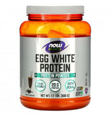 Now Foods Обогащенный яичный белок с шоколадом 1.5 фунта (680 г)