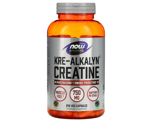 Now Foods Sports Kre-Alkalyn креатин 240 капсул