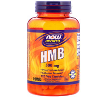 Now Foods, Сейчас спорт, HMB, 500 мг, 120 Вегетарианских Капсул