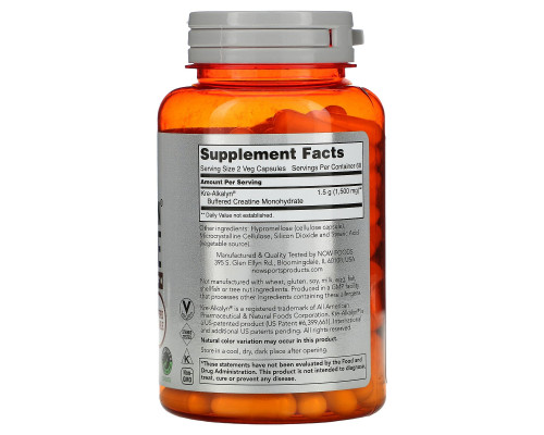 Now Foods Sports Kre-Alkalyn креатин 120 капсул Now Foods Sports Kre-Alkalyn креатин 120 капсул