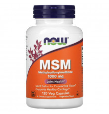 Now Foods MSM Метилсульфонилметан 1000 мг 120 капсул