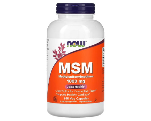 Now Foods Метилсульфонилметан 1000 мг 240 капсул Now Foods Метилсульфонилметан 1000 мг 240 капсул