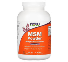 Now Foods Now Foods Порошок MSM 1 фунт (454 г)