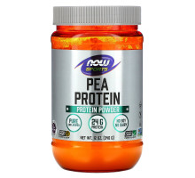 Now Foods, Гороховый белок, натуральный, без вкусовых добавок, 12 унций (340 г)