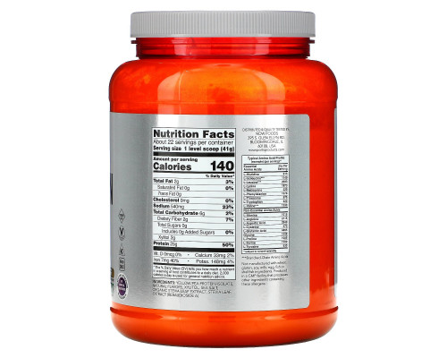 Now Foods, Спорт, гороховый белок, вкус ванильных ирисок, 2 фунта (907 г) Now Foods, Спорт, гороховый белок, вкус ванильных ирисок, 2 фунта (907 г)