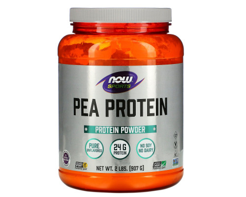 Now Foods, Протеин гороха, без запаха, 2 фунта (907 г) Now Foods, Протеин гороха, без запаха, 2 фунта (907 г)